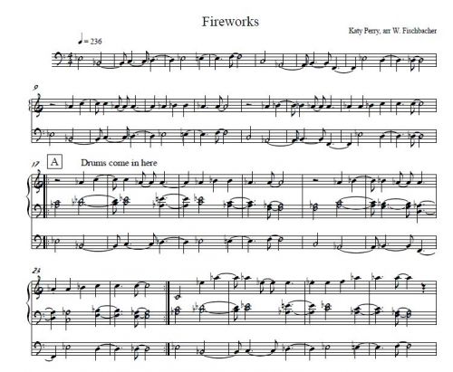 Firework (K. Perry, arr. Fischbacher)