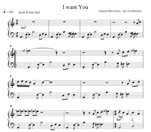 I Want You (Lennon/McCartney arr. W Fischbacher)