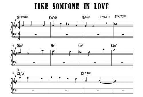 Like Someone In Love ( arr. Fischbacher)