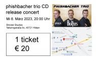 Phishbacher Trio CD release concert